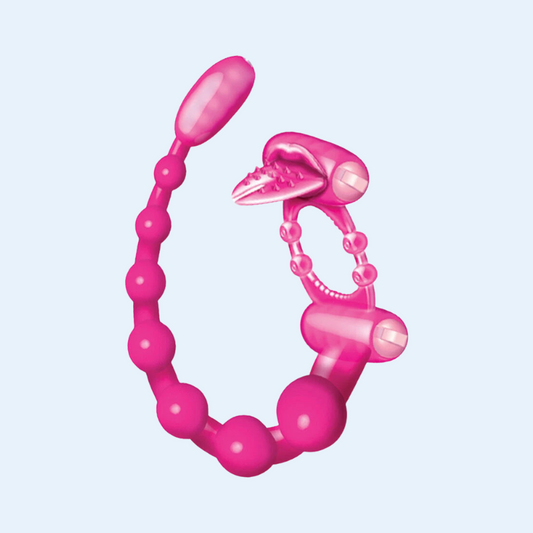 Anillo Vibrador Masculino con Estimulación Anal y Clitorial – Scorpion Dual