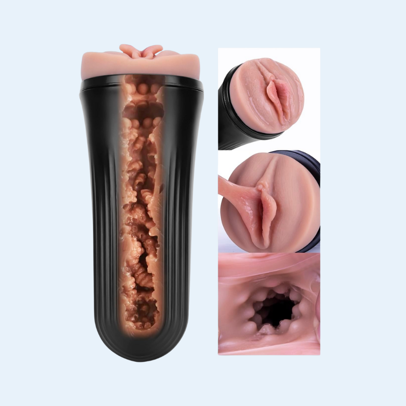 Masturbador con Vagina Realista para Hombres