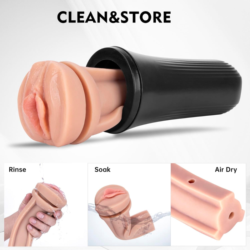Masturbador con Vagina Realista para Hombres