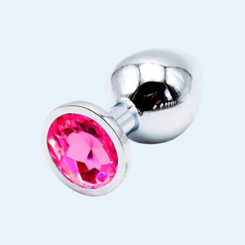 Plug Anal con Joya Metal Talla M/L