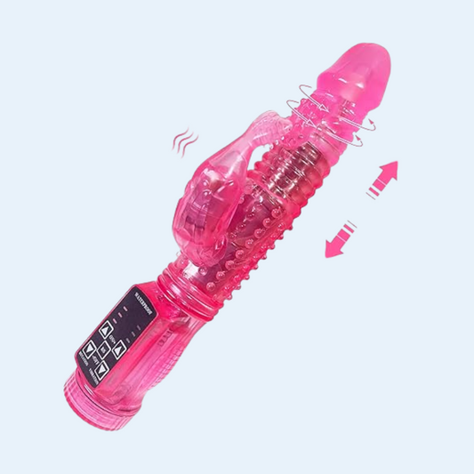 Vibrador Rotador 21 cm 10 Ritmos
